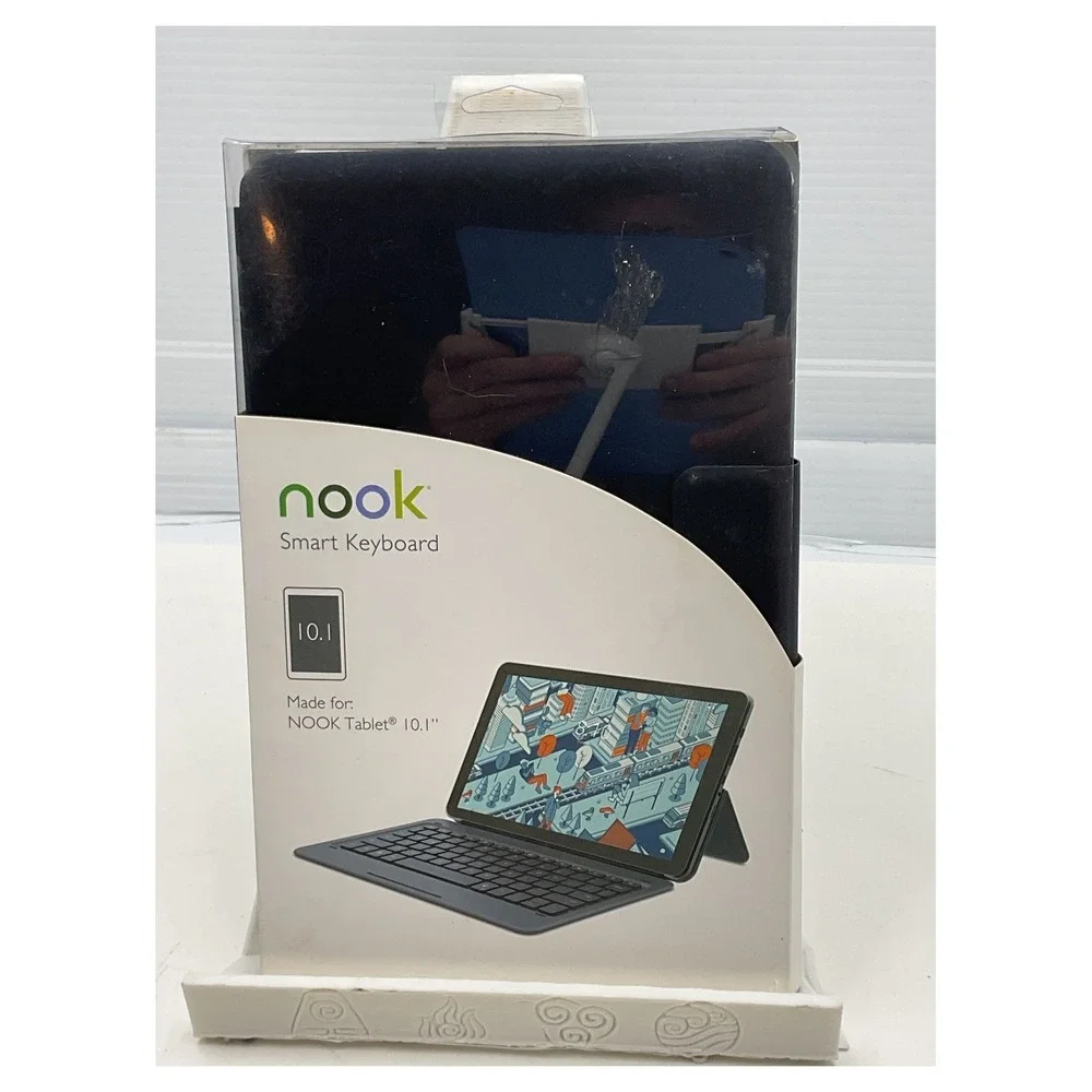 Nook Smart Keyboard Case for‎ Nook Tablet 10.1 Folio Cover Black New